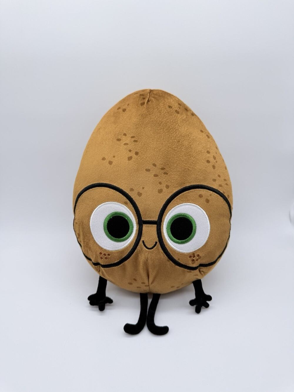 Kohls Cares The Good Egg Plush Stuffed Toy Sewn Embroidered Eyes with Glasses